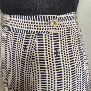 Tory Burch Silk MIDI Wrap Skirt Sz 6